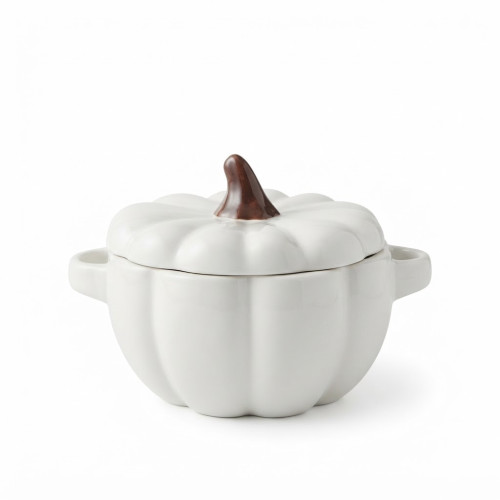 32oz Pumpkin 3 Wick Candle White 32oz Pumpkin 3 Wick Candle White