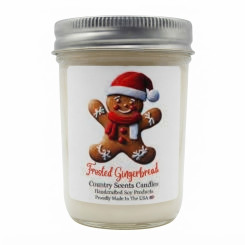 Frosted Gingerbread 8oz Limited Edition Candle 
