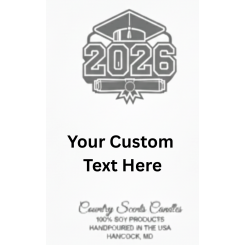 Custom 20oz Graduation Candle 3