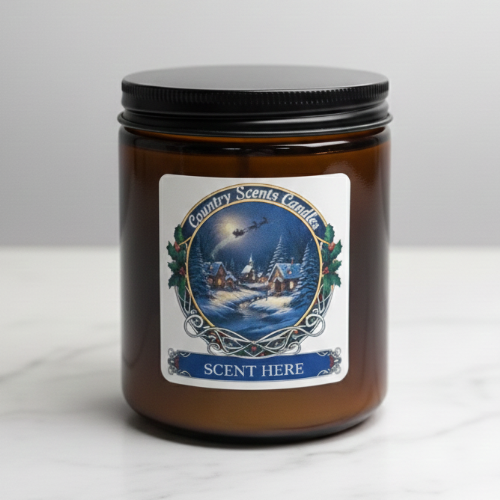 Red Hot Cinnamon 8oz Amber Candle