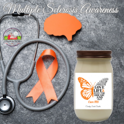 Multiple Sclerosis Awareness 16oz candle Multiple Sclerosis Awareness 16oz candle