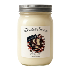 Baseball Season 16oz candle