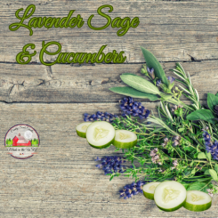 Lavender Sage and Cucumber 8oz candle Lavender Sage and Cucumber 8oz candle
