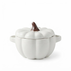 32oz Pumpkin 3 Wick Candle White 