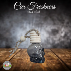 Car Fresheners Black Glass Skull