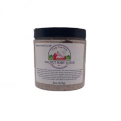 Vanilla Lavender 8oz Walnut Body Scrub 