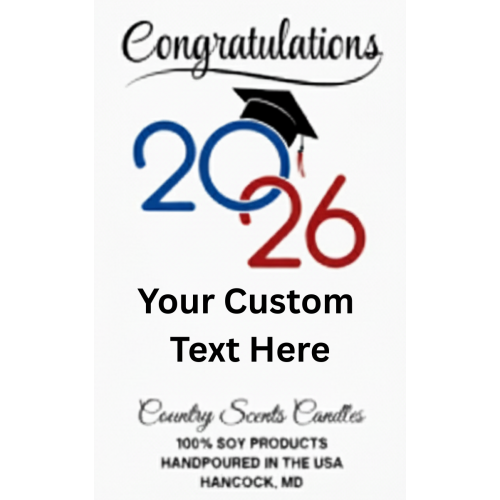 Custom 20oz Graduation Candle 1