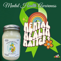 Mental Health Awareness 16oz candle (Lavender Scent)