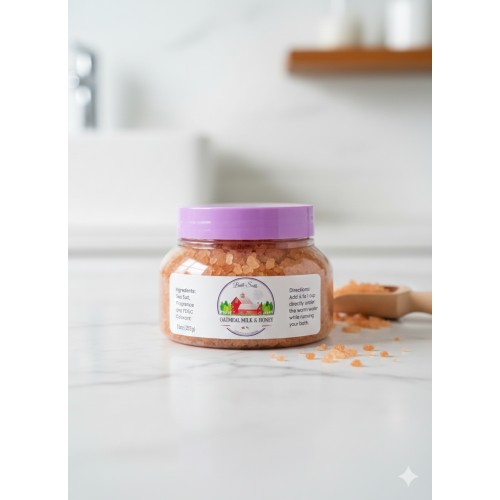 Oatmeal Milk and Honey 10oz Bath Salts 