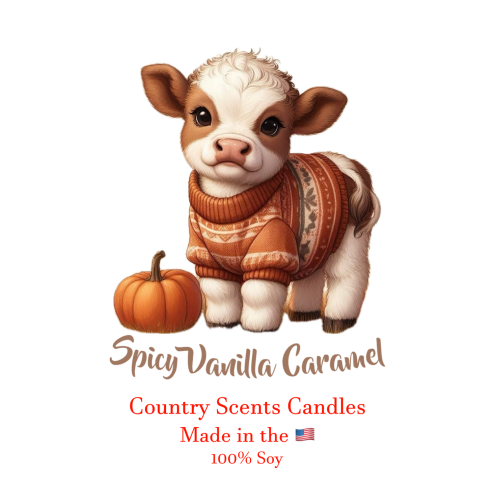 Spicy Vanilla Caramel 8oz Limited Edition Candle 