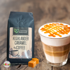Highlander Caramel 12oz coffee
