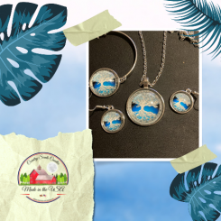 Tree Necklace Earrings and Bracelet (Style 952)
