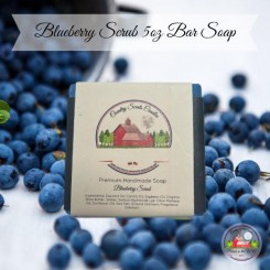 Blueberry Scrub 5oz soap bar