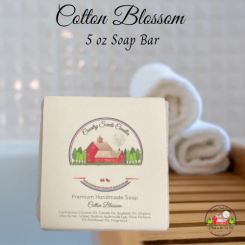 Cotton Blossom 5oz soap bar