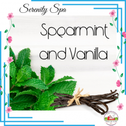 Spearmint and Vanilla 8oz candle
