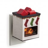 Holiday Fireplace Pluggable Fragrance Warmer