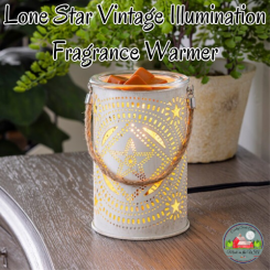Lone Star Vintage Illumination Fragrance Warmer NEW