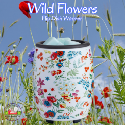 Wildflower Flip Dish Wax Warmer NEW