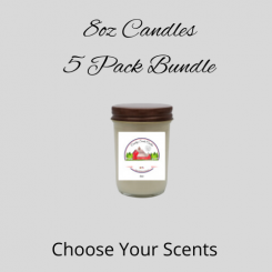 8oz Candles 5 Pack