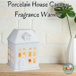 Porcelain House Canopy Fragrance Warmer 