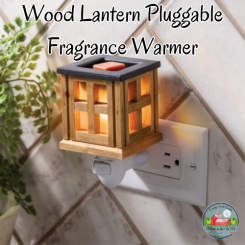 Wood Lantern Pluggable Fragrance Warmer