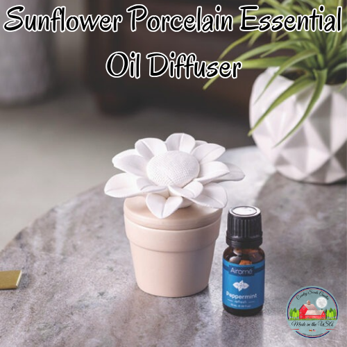 Sunflower Porcelain Essential Oil Diffuser 