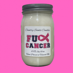Breast Cancer Awareness Candle B Breast Cancer Awareness Candle B