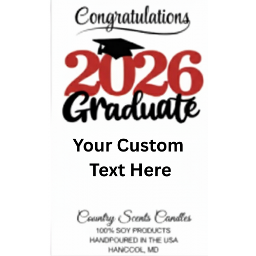 Custom 20oz Graduation Candle 4