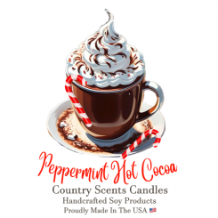 Peppermint Hot Cocoa 16oz Limited Edition Candle 