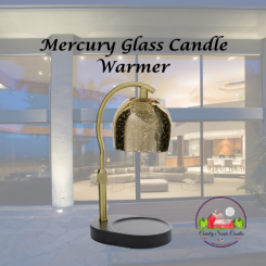 Mercury Glass Candle Warmer Lamp