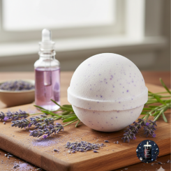 Lavender bath bomb