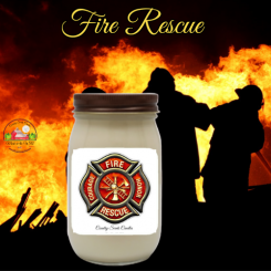 Firefighter Awareness 16oz candle 