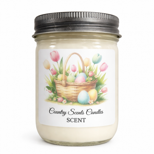 Jelly Bean 8oz Easter Label Jelly Bean 8oz Easter Label