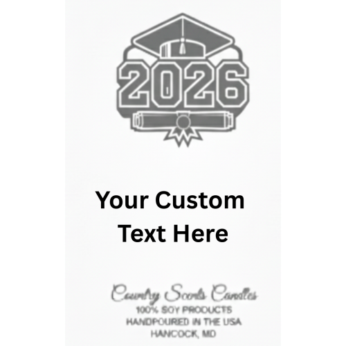 Custom 20oz Graduation Candle 3