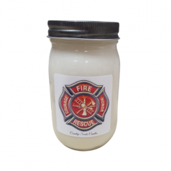 Firefighter Awareness 16oz candle 