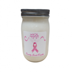 Breast Cancer Awareness Candle A