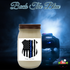 Police Awareness 16oz candle 