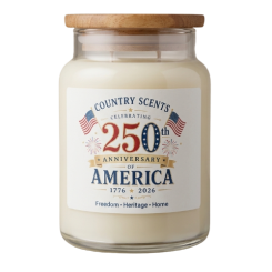 America 250 Year Anniversary 32oz Double Wick Candle America 250 Year Anniversary 32oz Double Wick Candle