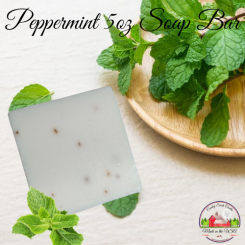 Peppermint 5oz soap bar