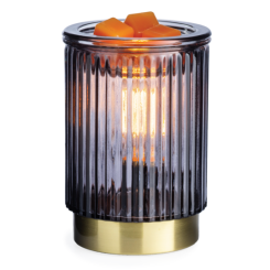 Fluted Glass Vintage Bulb Fragrance Warmer Fluted Glass Vintage Bulb Fragrance Warmer