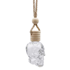 Car Fresheners Skull Clear Glass