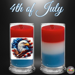 Red White and Blue 20oz Candle 1