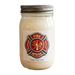 Firefighter Awareness 16oz candle 