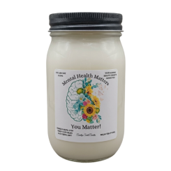 Mental Health Awareness 16oz candle (Lavender Scent)