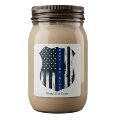 Police Awareness 16oz candle 