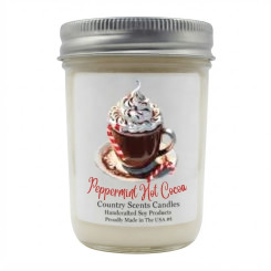 Peppermint Hot Cocoa 8oz Limited Edition Candle Peppermint Hot Cocoa 8oz Limited Edition Candle