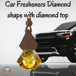 Car Fresheners Diamond shape with diamond top