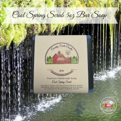 Cool Spring Scrub 5oz soap bar
