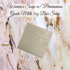 Persimmons Goats Milk 5oz soap bar