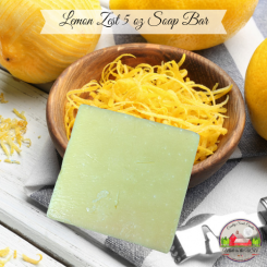 Lemon Zest Scrub 5oz soap bar
